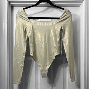 New! lululemon athletica Wundermost Ultra-soft Nulu™ Square-Neck LS Bodysuit